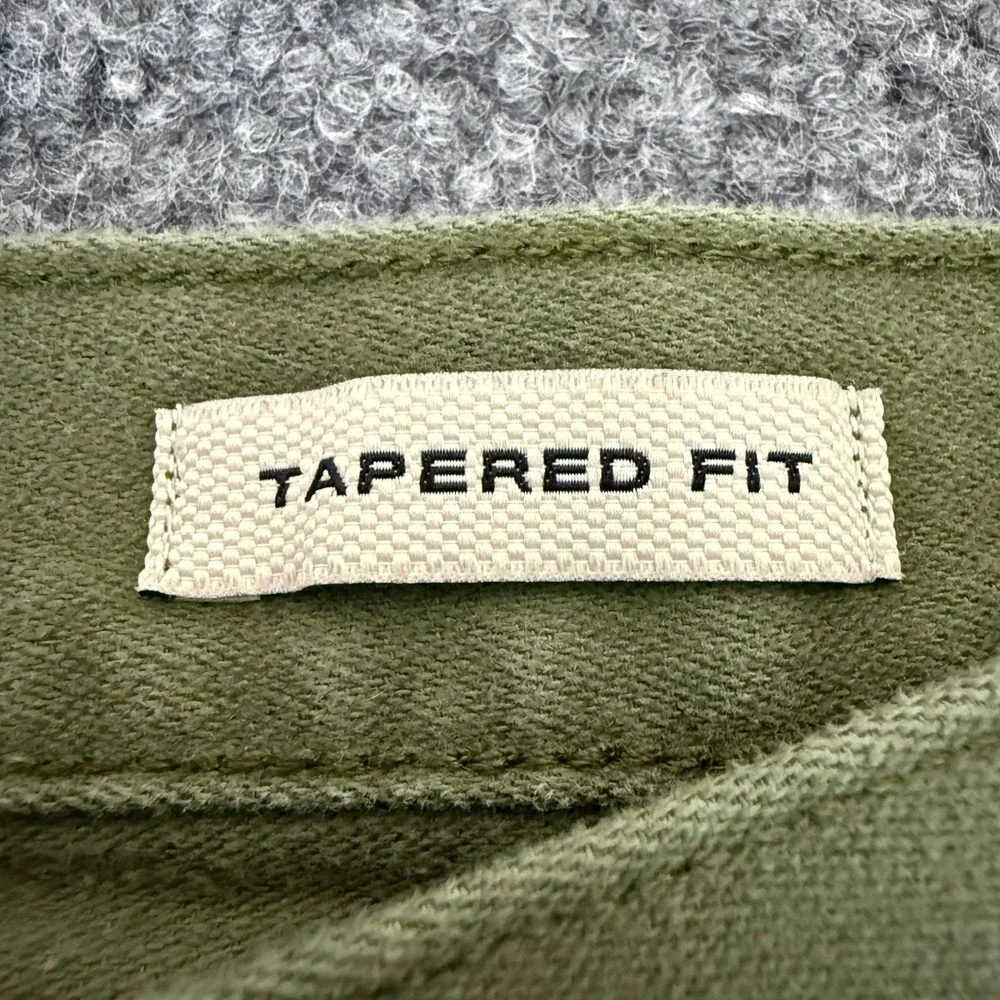 Flint and Tinder Pants Mens 34x30 Green Tapered Fit Casual Chino Stretch - Picture 5 of 10
